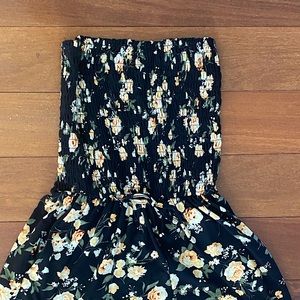 Summer Floral Strapless Romper😍✨